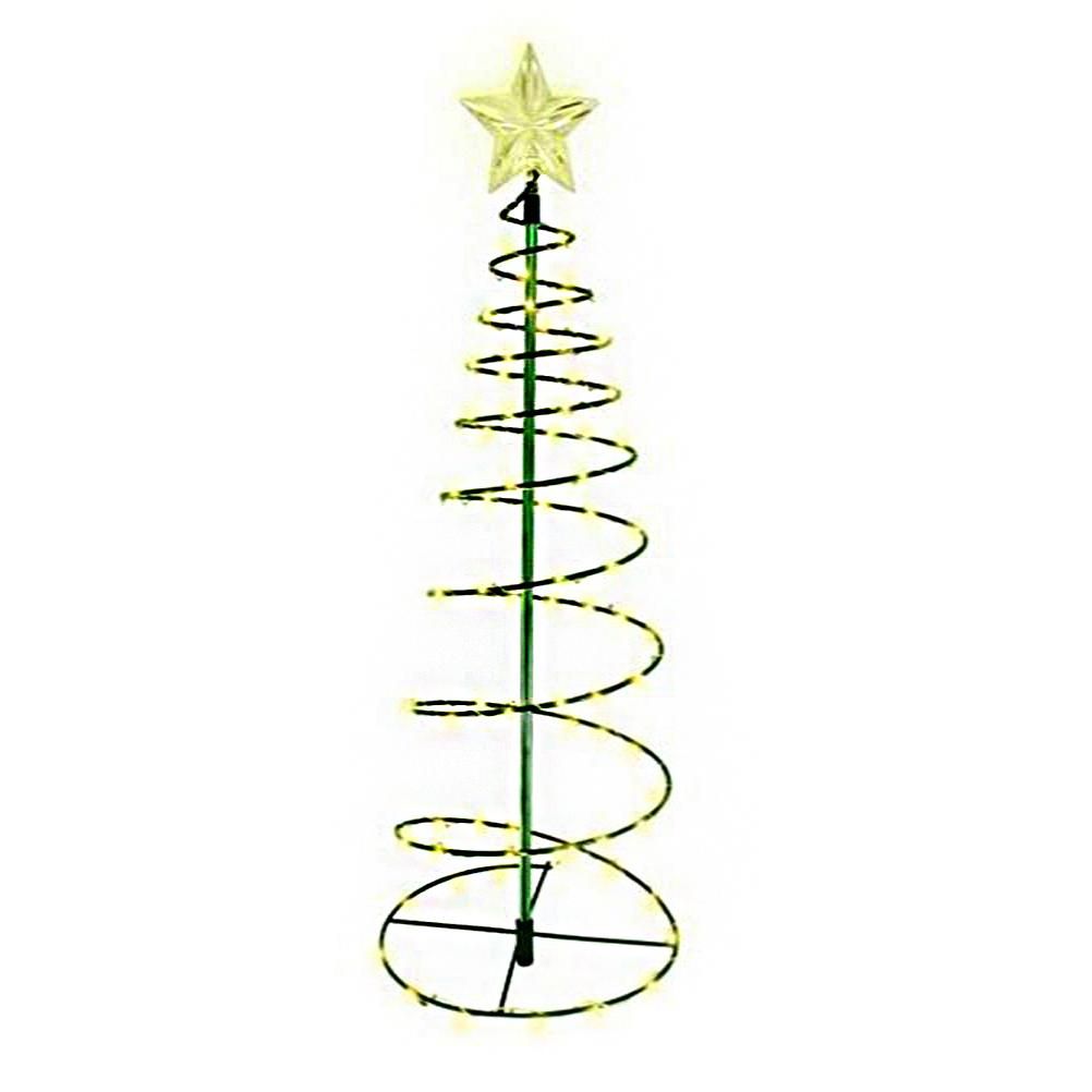 LED Christmas Tree Lights Christmas Tree Spiral String Lamps Xmas Decoration for Garden and Lawn V1294-YM0523-10316407