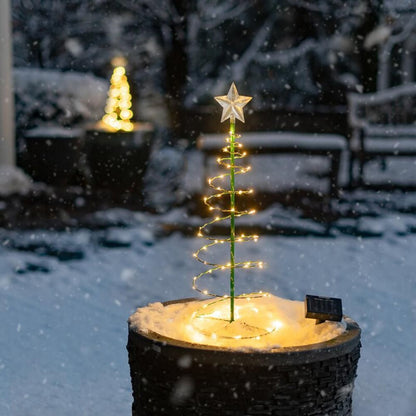 LED Christmas Tree Lights Christmas Tree Spiral String Lamps Xmas Decoration for Garden and Lawn V1294-YM0523-10316407