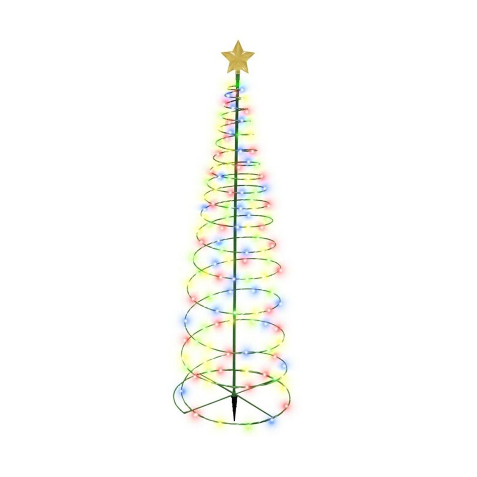 LED Christmas Tree Lights Christmas Tree Spiral String Lamps Xmas Decoration for Garden and Lawn V1294-YM0523-10316407