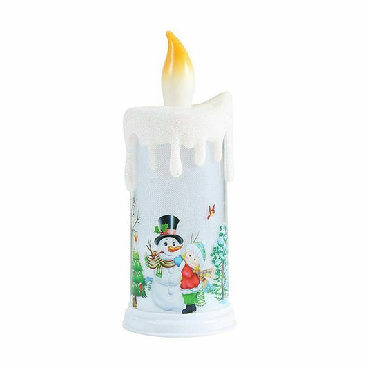 Christmas LED Candle Light Bright Flickering Bulb Battery Operated Realistic Flames Fake Candle V1294-YM0523-10317004