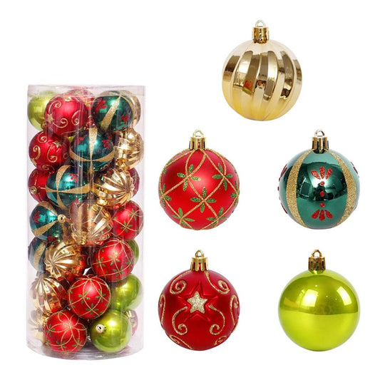 6cm Christmas Ball Ornaments 30 Pieces Of Shatter Proof Christmas Tree Ornaments for 2021 Xmas Holidays V1294-YM0523-10317018