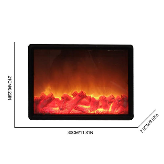 Christmas LED Flame Lamps Simulated Fireplace Light Lamps Flame Effect Light for Outdoor Indoor Table Window V1294-YM0523-10317175