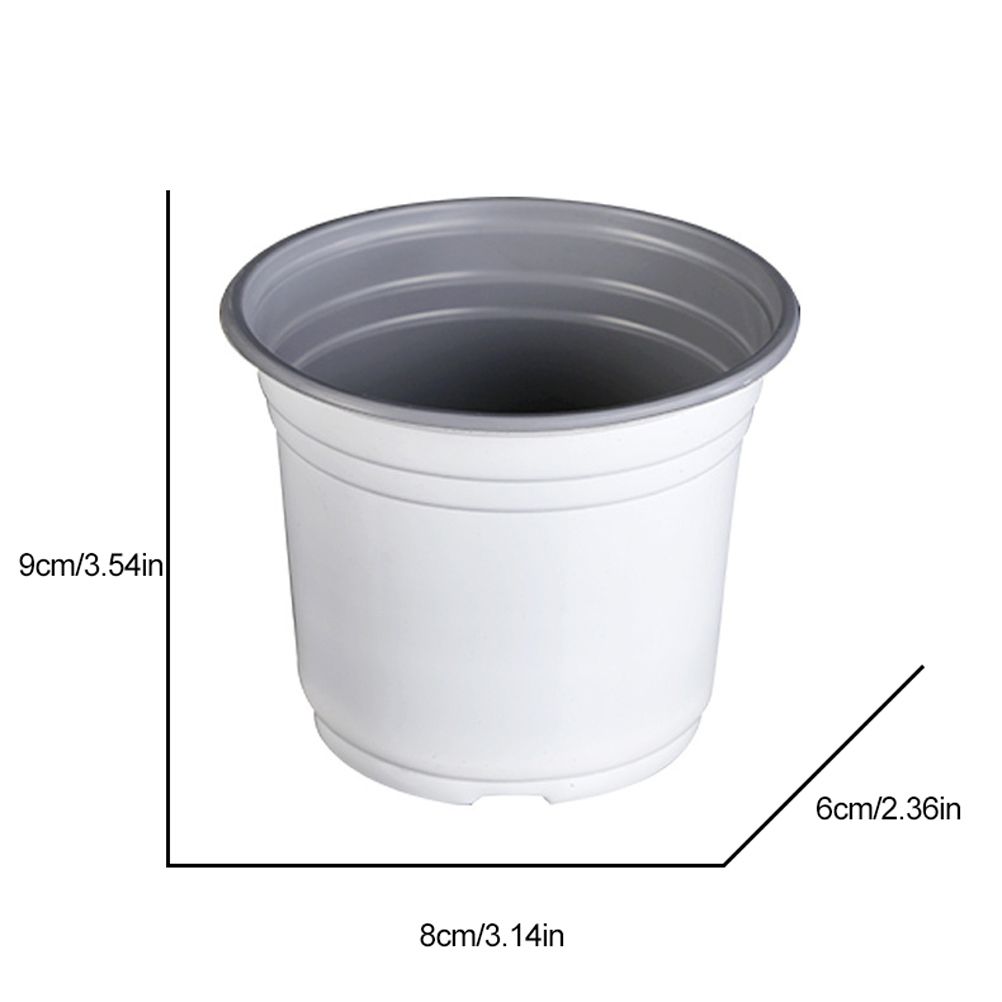 75 Pcs Plastic Plant Flower Pot Nursery Transplanting Pot Seeds Container Garden Decoration V1294-YM0523-10317349