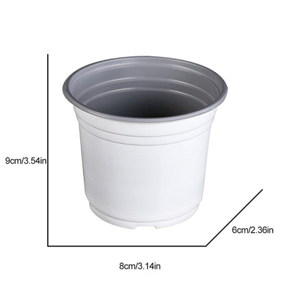 75 Pcs Plastic Plant Flower Pot Nursery Transplanting Pot Seeds Container Garden Decoration V1294-YM0523-10317349