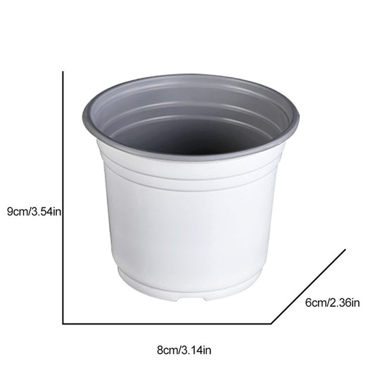 75 Pcs Plastic Plant Flower Pot Nursery Transplanting Pot Seeds Container Garden Decoration V1294-YM0523-10317349