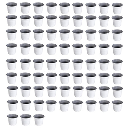 75 Pcs Plastic Plant Flower Pot Nursery Transplanting Pot Seeds Container Garden Decoration V1294-YM0523-10317349