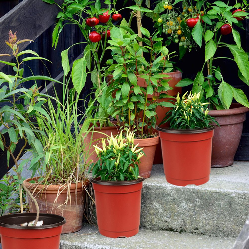 75 Pcs Plastic Plant Flower Pot Nursery Transplanting Pot Seeds Container Garden Decoration V1294-YM0523-10317349