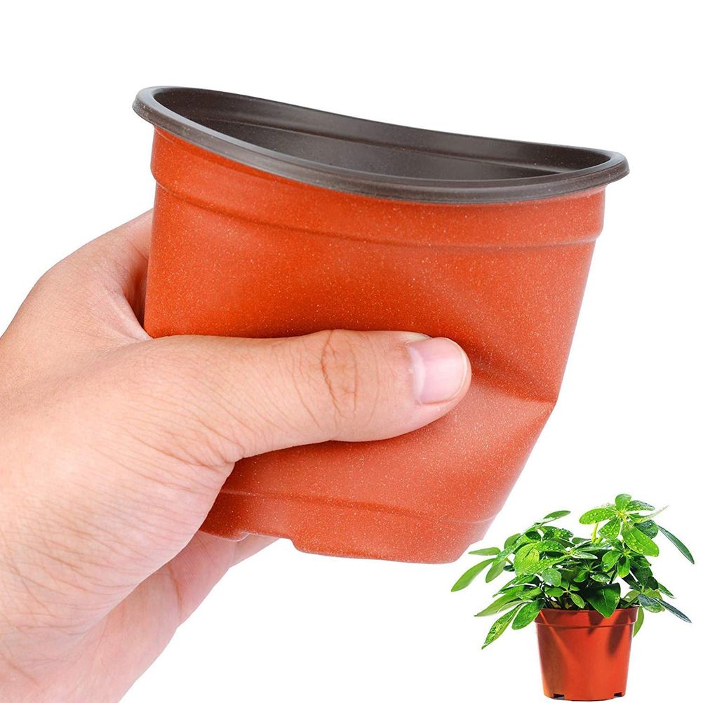 75 Pcs Plastic Plant Flower Pot Nursery Transplanting Pot Seeds Container Garden Decoration V1294-YM0523-10317349
