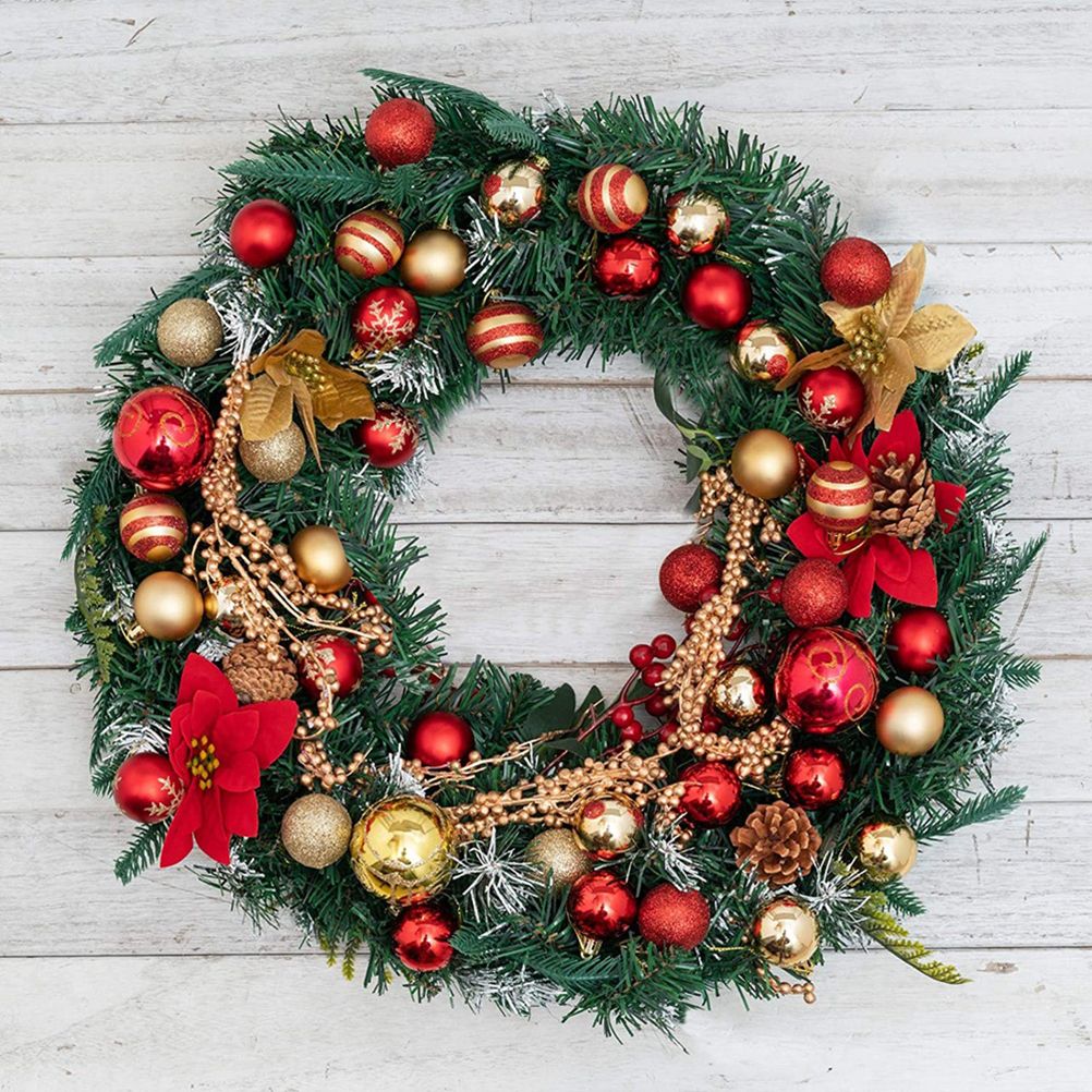 50PCS 4CM Shatterproof Christmas Ball Decorations Christmas Tree Ornaments Electroplating Balls Pendant for V1294-YM0523-10317402