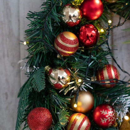 50PCS 4CM Shatterproof Christmas Ball Decorations Christmas Tree Ornaments Electroplating Balls Pendant for V1294-YM0523-10317402