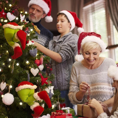 Christmas Thief Stole Wreath Christmas Decorations Christmas Burlap Garland for Doors Windows and Walls V1294-YM0523-10317438