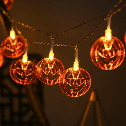 3 Meters LED Halloween String Lights Waterproof Grimace Pumpkin String Light Decorative Lights for Gardens V1294-YM0523-10317765