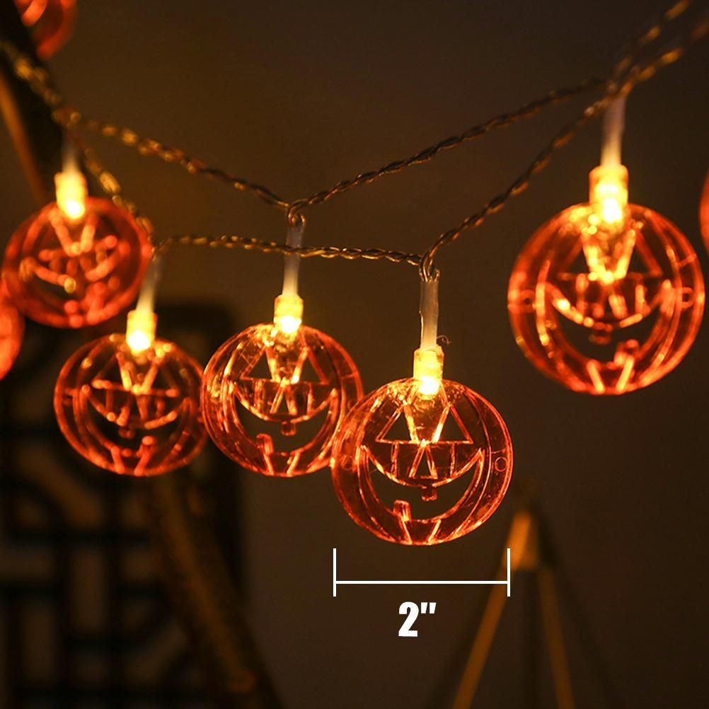 3 Meters LED Halloween String Lights Waterproof Grimace Pumpkin String Light Decorative Lights for Gardens V1294-YM0523-10317765