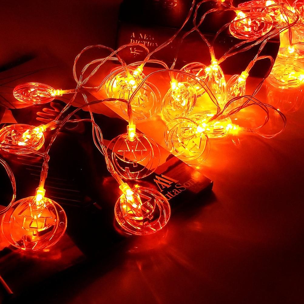 3 Meters LED Halloween String Lights Waterproof Grimace Pumpkin String Light Decorative Lights for Gardens V1294-YM0523-10317765