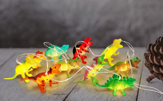 2 Meter 10 LED Fairy Lights Dinosaur String Light Decorative Lamp Party Fun Night Light Children's Room V1294-YM0523-10317882