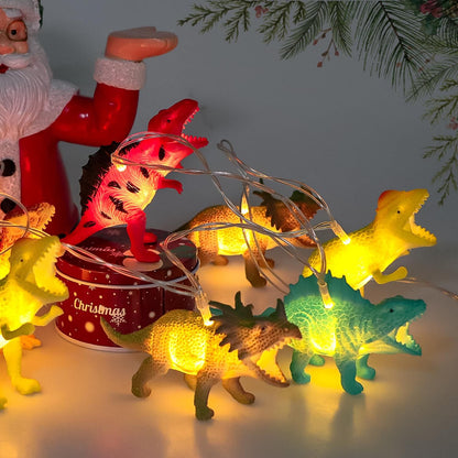 2 Meter 10 LED Fairy Lights Dinosaur String Light Decorative Lamp Party Fun Night Light Children's Room V1294-YM0523-10317882