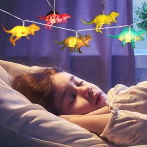 2 Meter 10 LED Fairy Lights Dinosaur String Light Decorative Lamp Party Fun Night Light Children's Room V1294-YM0523-10317882