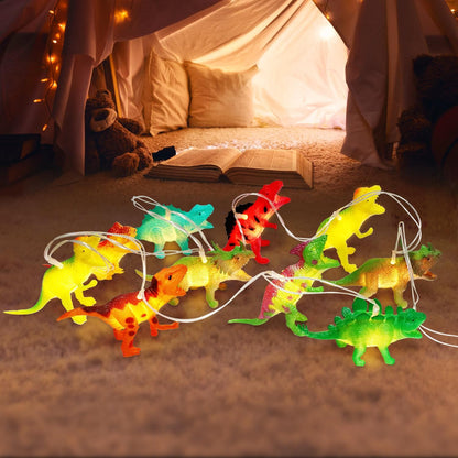 2 Meter 10 LED Fairy Lights Dinosaur String Light Decorative Lamp Party Fun Night Light Children's Room V1294-YM0523-10317882