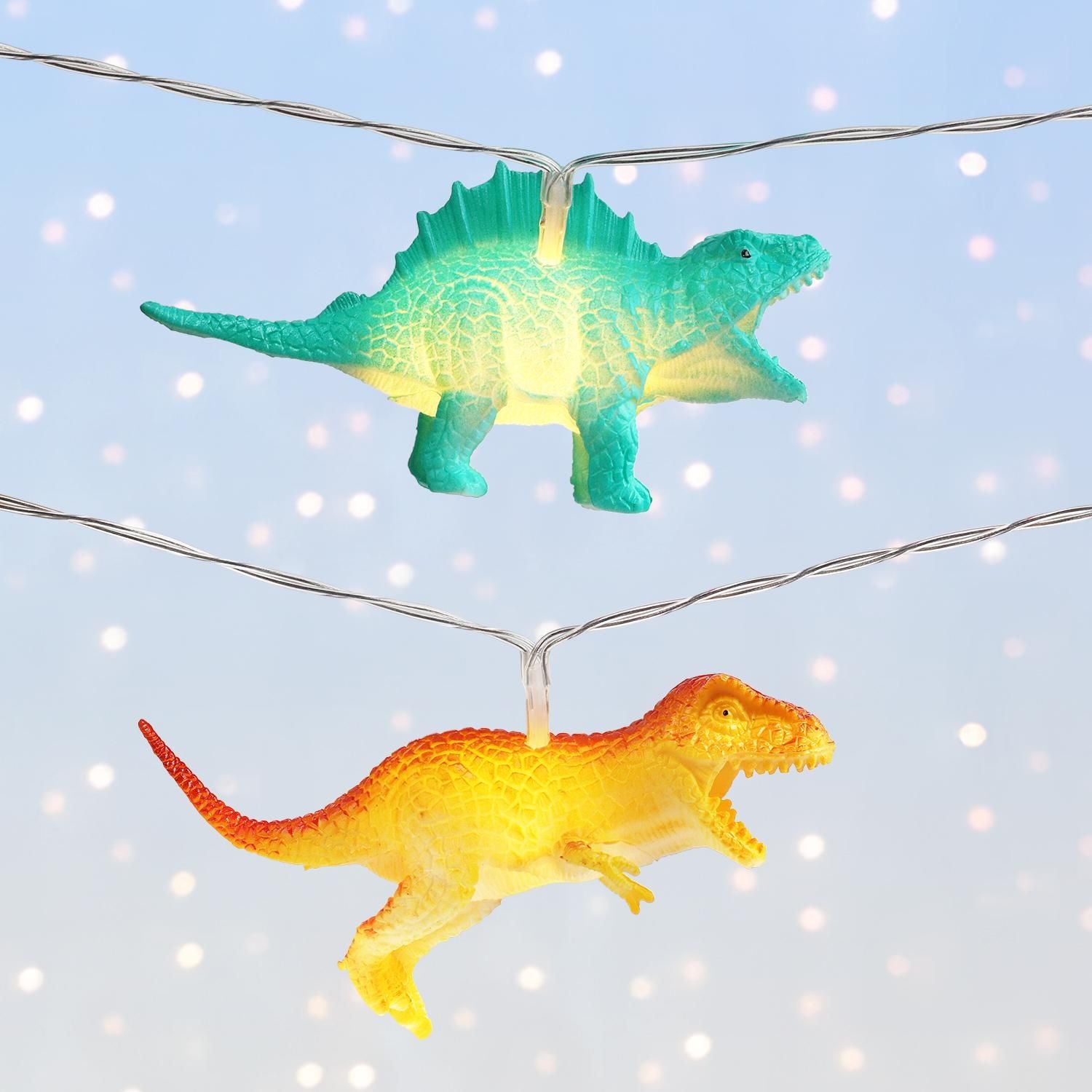 2 Meter 10 LED Fairy Lights Dinosaur String Light Decorative Lamp Party Fun Night Light Children's Room V1294-YM0523-10317882