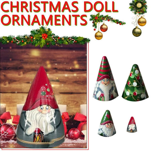 5 Pieces of Christmas Matryoshka Christmas Dwarf Collection Dolls Stacking Dolls Ornaments Christmas V1294-YM0523-10318019