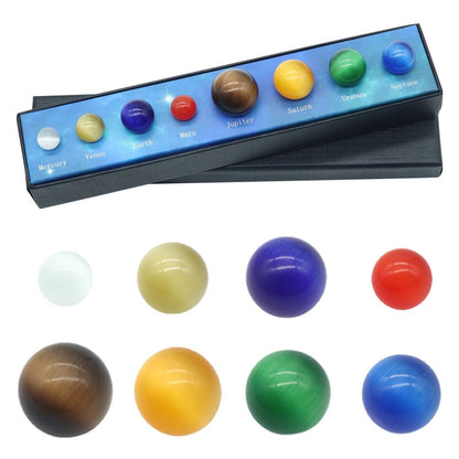 Opal Eight Planets Universe System Planets Popular Science Planet Set Educational Ornaments For Kids Teens V1294-YM0523-10318034