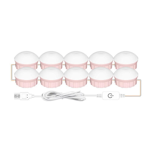 Professional Vanity Lights for Mirror USB 5V Makeup Mirror Lights 3 Color Dimmable Adjustable Brightness V1294-YM0523-10318090