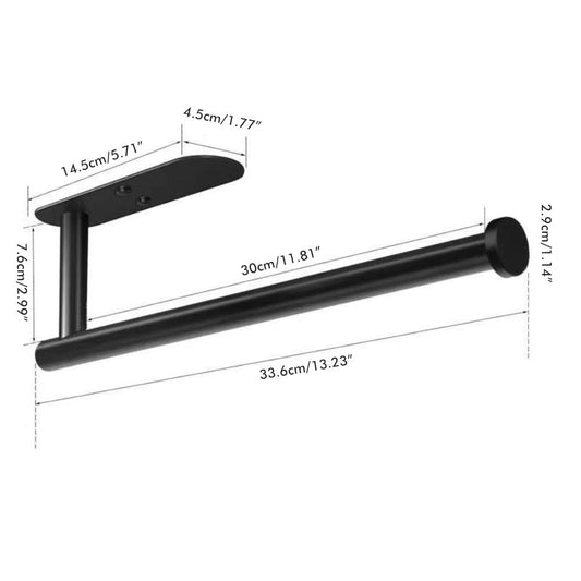 Paper Towel Holders Wall Mount Under Cabinet Self Adhesive Drilling Stainless Steel Paper Towel Rolls Holder V1294-YM0523-10318241