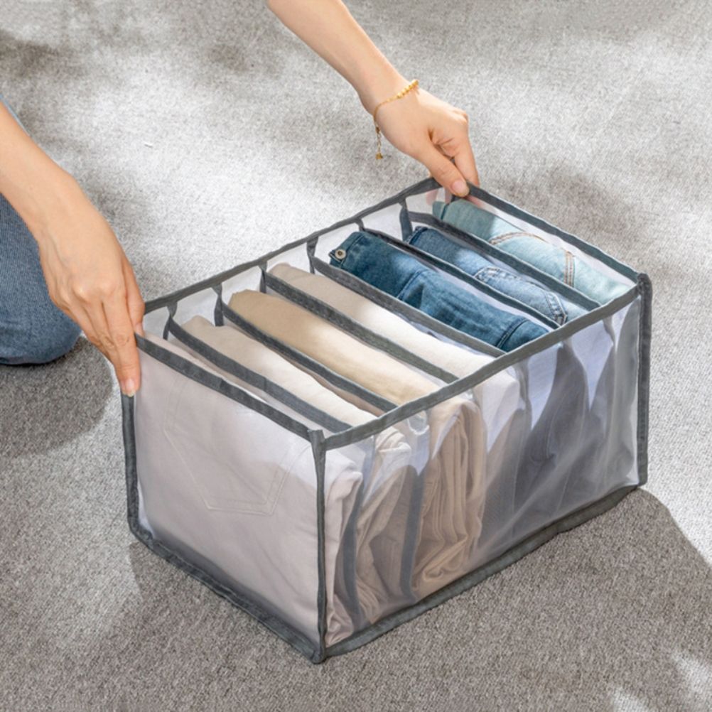 Wardrobe Clothes Organizer Closet Storage Baskets Save Space Clothing Storage Box Portable Storage Containers V1294-YM0523-10318824