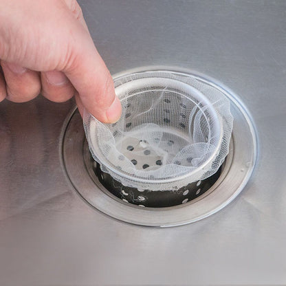200 Pcs Sink Strainer Bag Sink Filter Net with Storage Case Sink Mesh Bag for Kitchen Waste Garbage V1294-YM0523-10318897