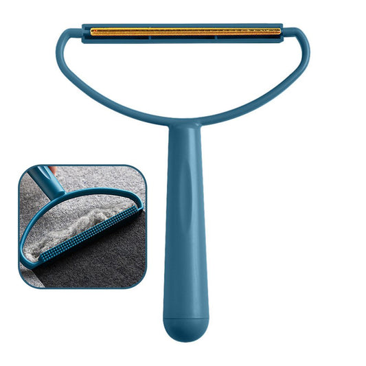 Portable Lint Remover for Clothes Blankets Manual Fuzz Shaver Reusable Double Sided Lint Remover Brush V1294-YM0523-10319732