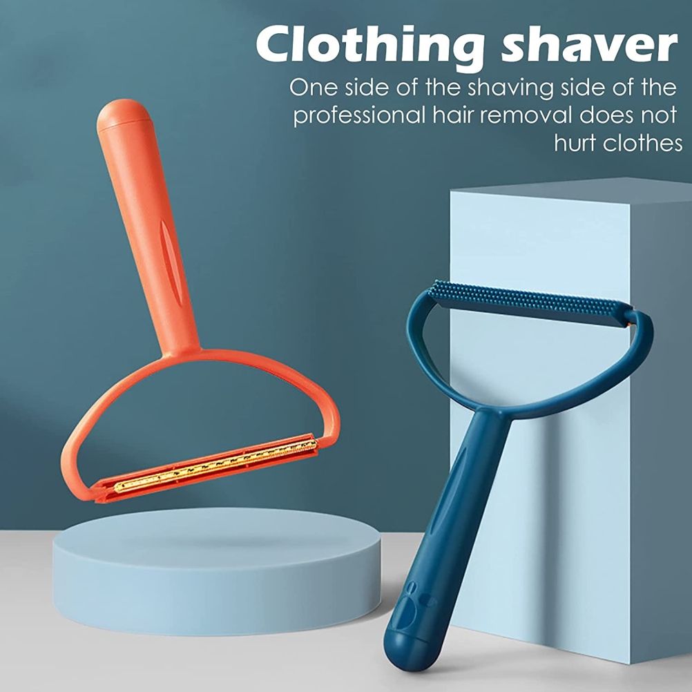Portable Lint Remover for Clothes Blankets Manual Fuzz Shaver Reusable Double Sided Lint Remover Brush V1294-YM0523-10319733