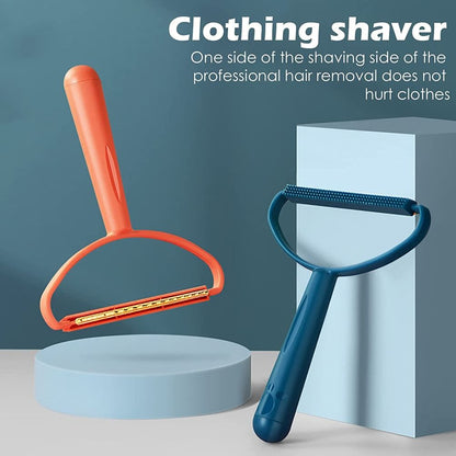 Portable Lint Remover for Clothes Blankets Manual Fuzz Shaver Reusable Double Sided Lint Remover Brush V1294-YM0523-10319733