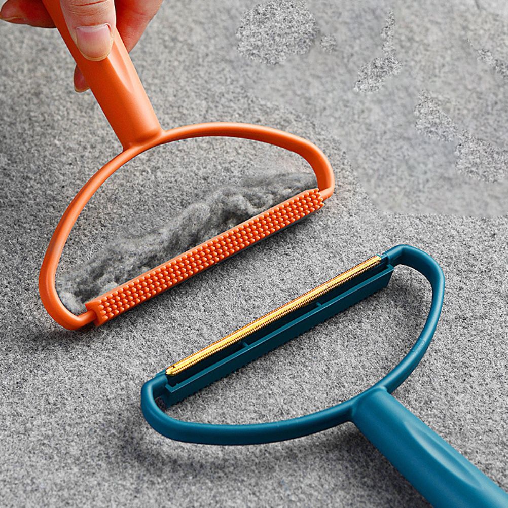 Portable Lint Remover for Clothes Blankets Manual Fuzz Shaver Reusable Double Sided Lint Remover Brush V1294-YM0523-10319733