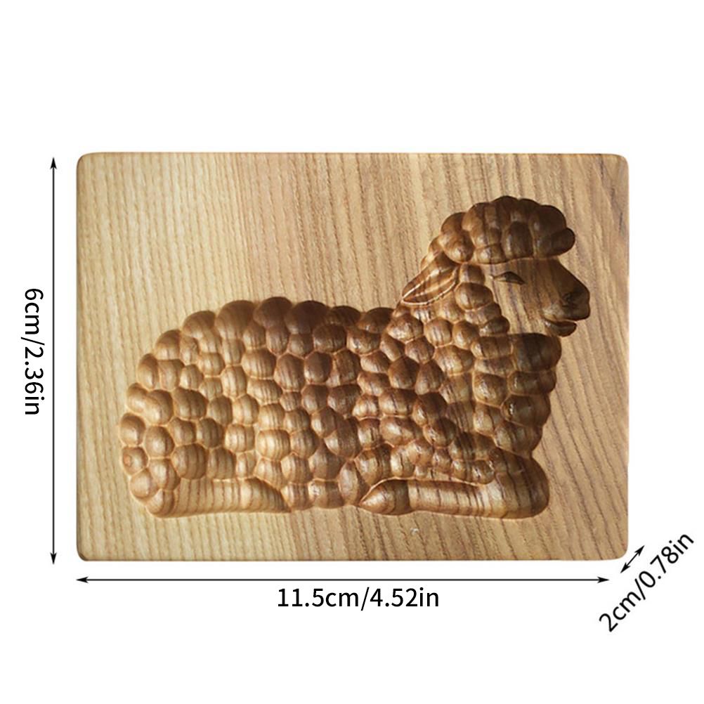 Christmas Wooden Mold Carved Press Stamp Molds Biscuit Cutters Christmas Decoration Kitchen Baking Tool V1294-YM0523-10320141
