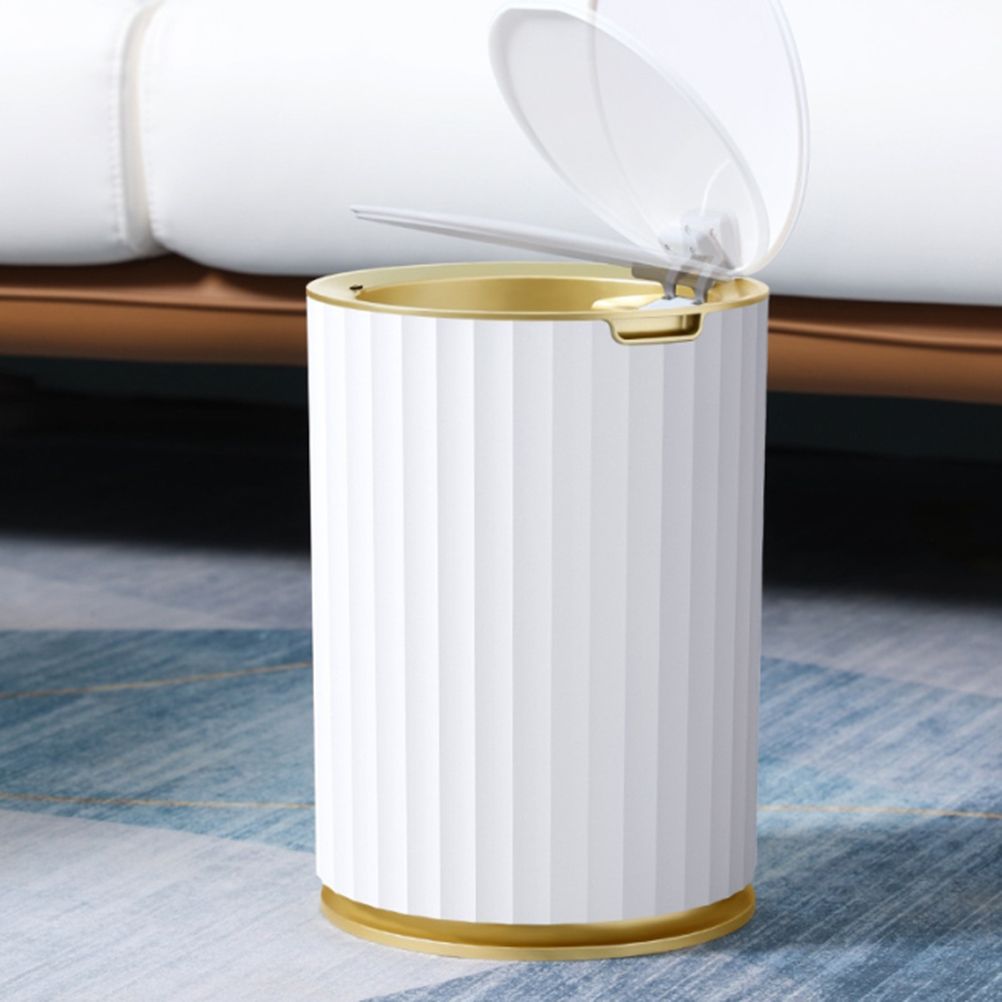 Smart Sensor Trash Waterproof Kitchen Bathroom Sensor Bin with Lid Large Capacity Garbage Waste Bin for V1294-YM0523-10320546