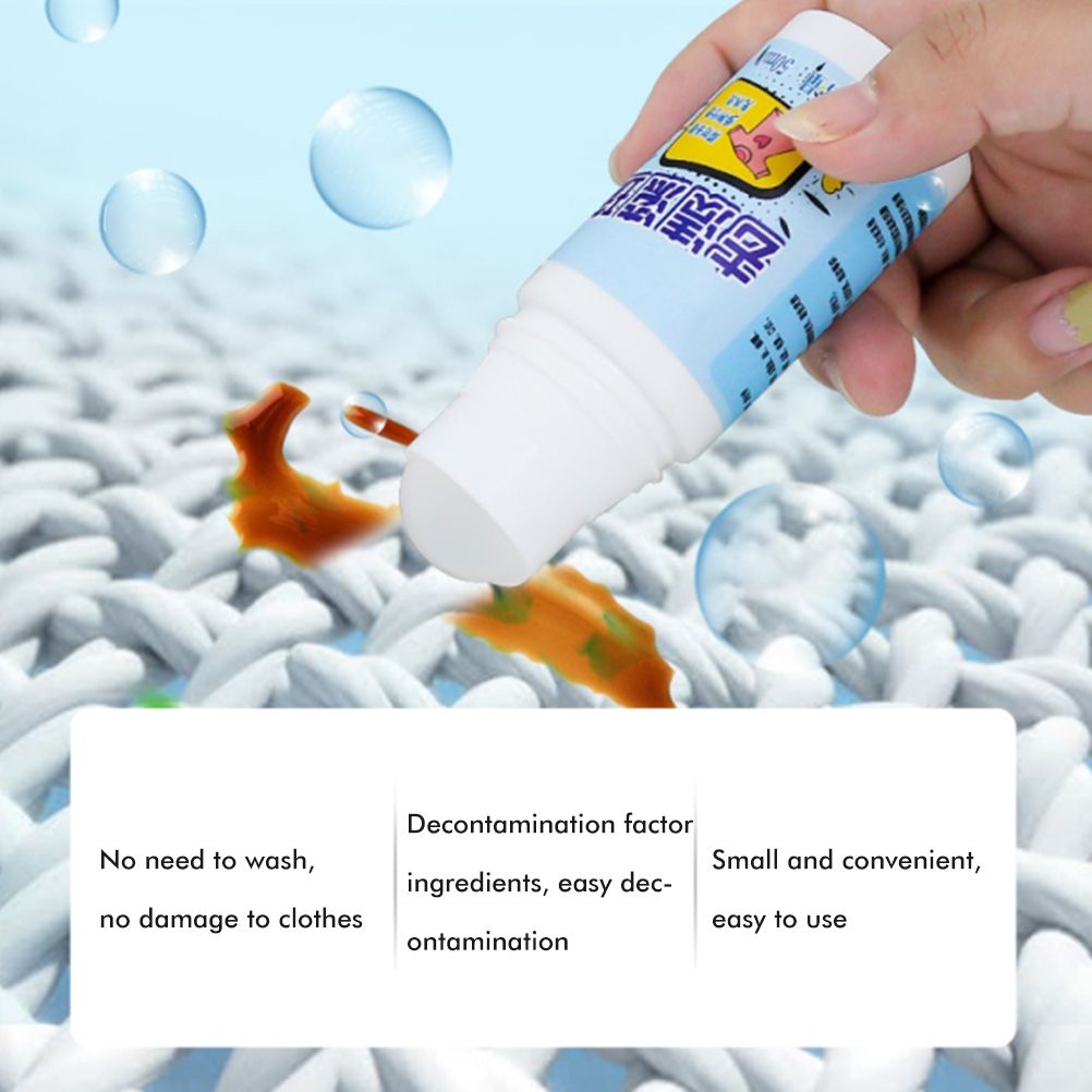 Portable Stain Remover Roller Ball Cleaner Clothes Stain Remover Effectively Remove All Kinds of Stains Quick V1294-YM0523-10321488