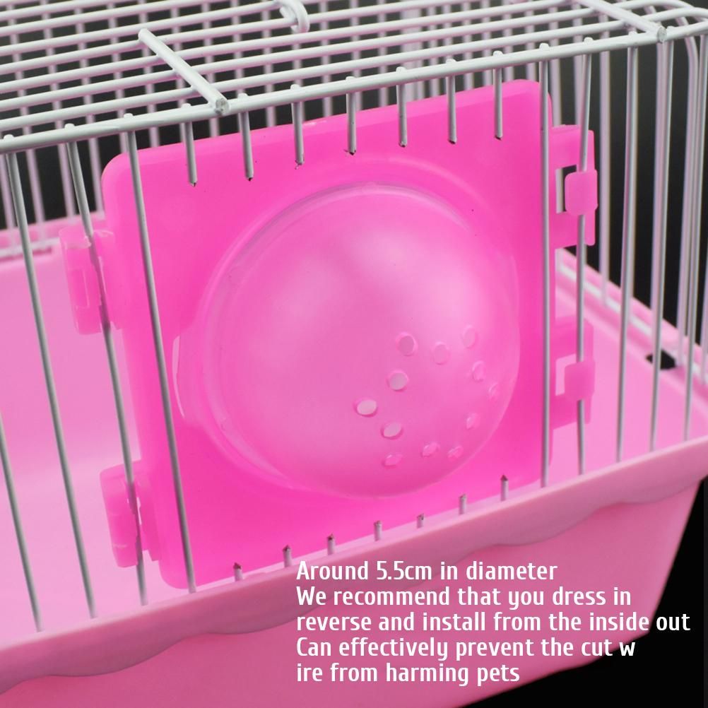 Hamster Tubes Set Transparent Hamster Cage Toys DIY Connection Tunnel Track Rat Toy V1294-YM0523-10321886
