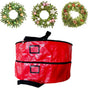 Double Layer Christmas Wreath Storage Bag Large Capacity Wreath Storage Container Wreath Storage Box with V1294-YM0523-10321917