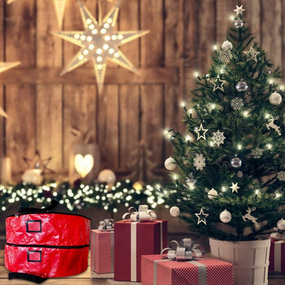 Double Layer Christmas Wreath Storage Bag Large Capacity Wreath Storage Container Wreath Storage Box with V1294-YM0523-10321917