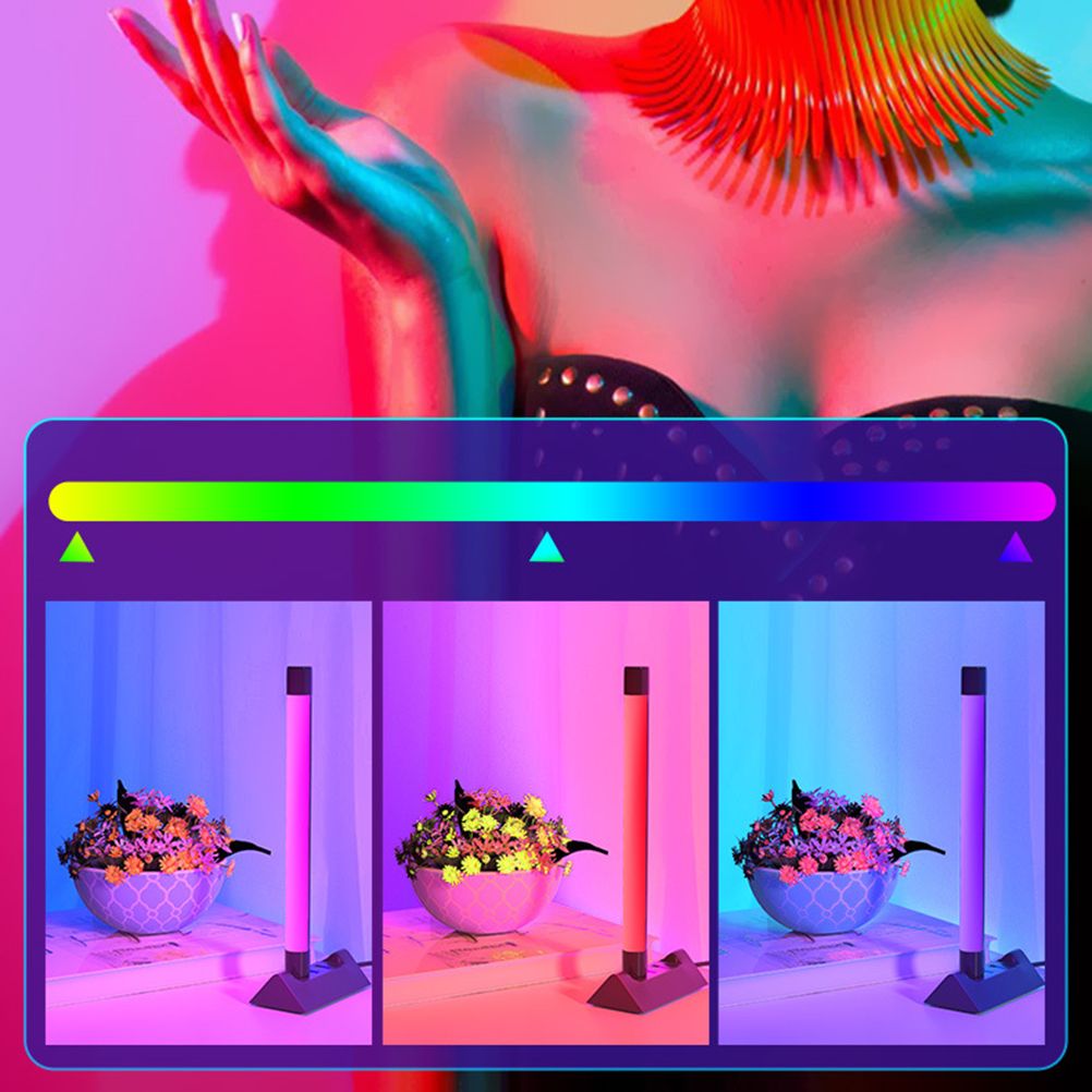 LED Fill Light Portable RGB Colorful Night Light Photography Lighting Stick USB Powered Selfie Lamp V1294-YM0523-10322077