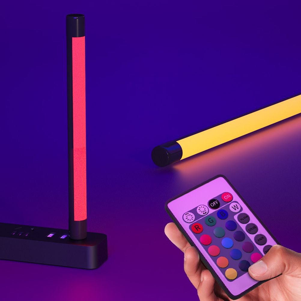 LED Fill Light Portable RGB Colorful Night Light Photography Lighting Stick USB Powered Selfie Lamp V1294-YM0523-10322077