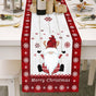 Christmas Gnome Table Runner Dwarf Striped Cotton and Linen Tablecloth Christmas Decoration for Dining Table V1294-YM0523-10322085