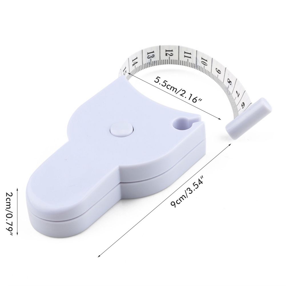 Automatic Telescopic Tape Measure Portable Body Measuring Tape Retractable Ruler Tool Caliper for Body V1294-YM0523-10322759
