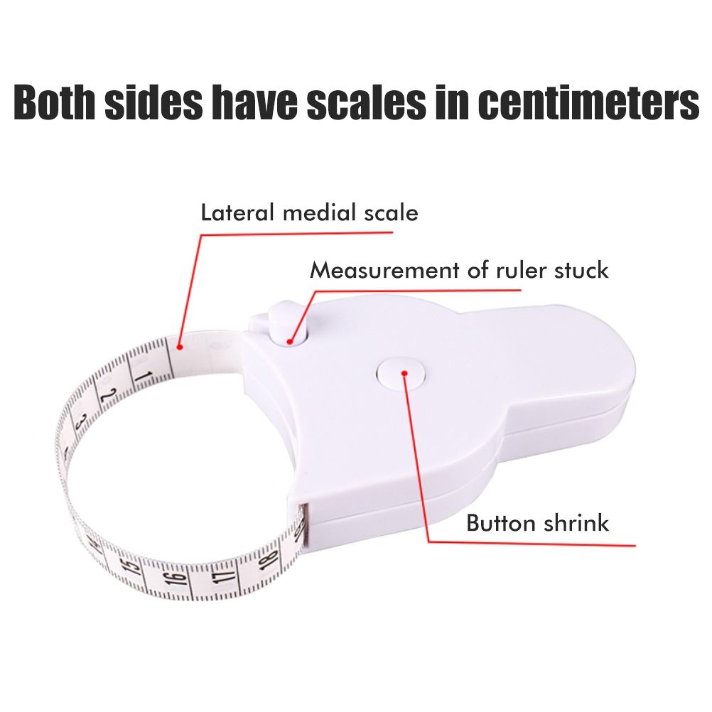 Automatic Telescopic Tape Measure Portable Body Measuring Tape Retractable Ruler Tool Caliper for Body V1294-YM0523-10322759