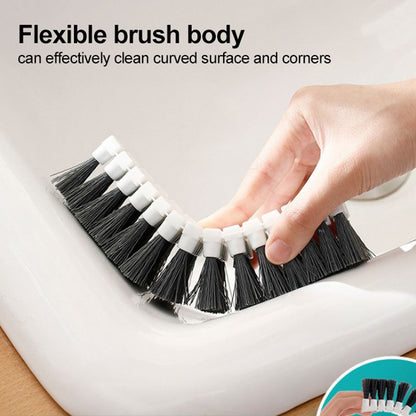 Household Cleaning Brush Bendable Scrub Brush Kitchen Tool Grip Scrub Brush for Cleaning V1294-YM0523-10322837