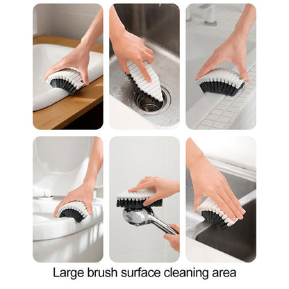 Household Cleaning Brush Bendable Scrub Brush Kitchen Tool Grip Scrub Brush for Cleaning V1294-YM0523-10322837