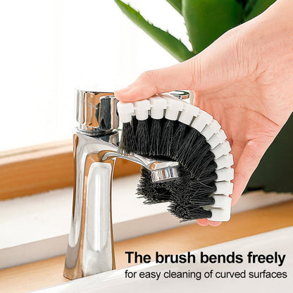 Household Cleaning Brush Bendable Scrub Brush Kitchen Tool Grip Scrub Brush for Cleaning V1294-YM0523-10322837