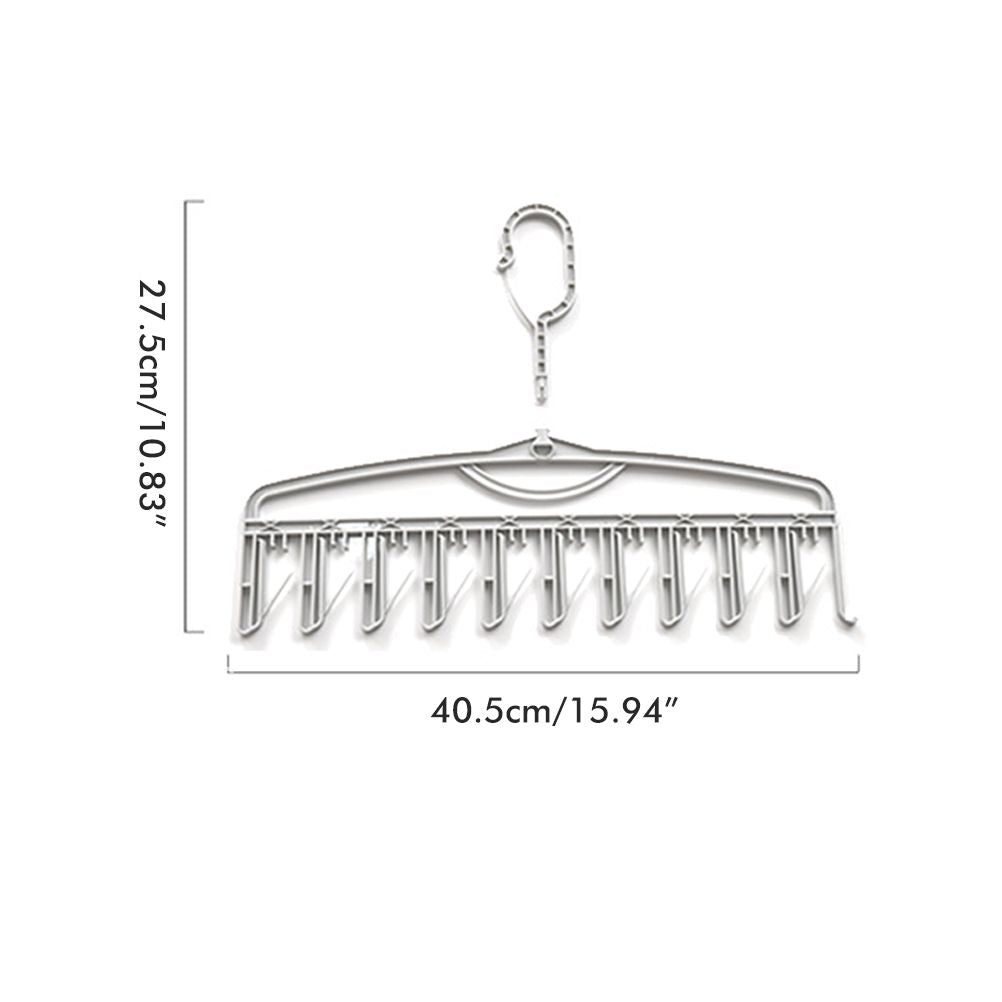 Multifunctional Rotatable Clothes Hanger for Socks Bra Underwear Scarves Towels House Organiser V1294-YM0523-10322844