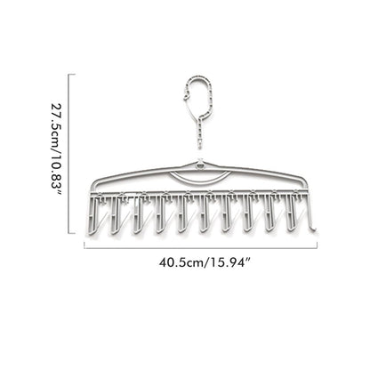 Multifunctional Rotatable Clothes Hanger for Socks Bra Underwear Scarves Towels House Organiser V1294-YM0523-10322844