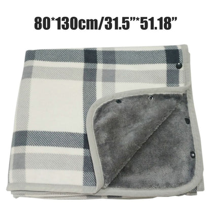 Multifunctional Heated Blanket Heating Warm Scarf Flannel Heating Cape Plush Blanket V1294-YM0523-10323562